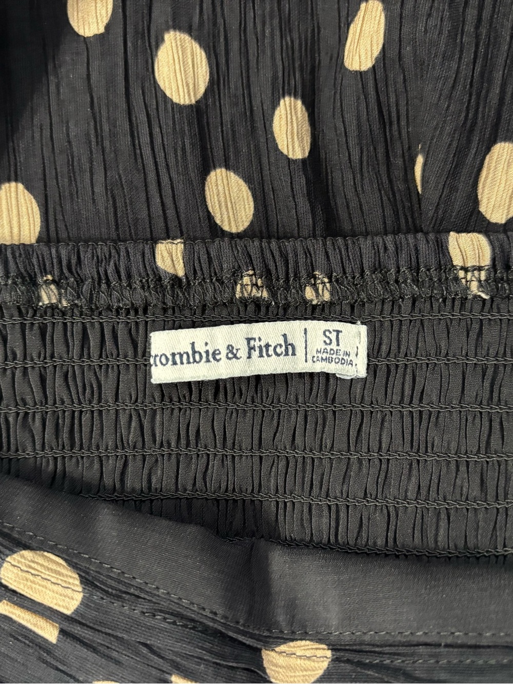 NWOT Abercrombie Emerson Puff Sleeve Mini Dress - Picture 5 of 7